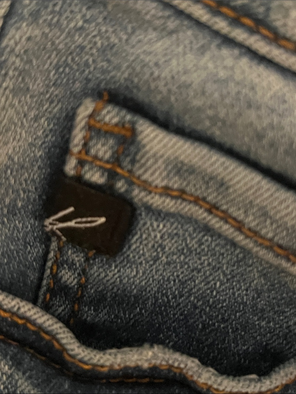 Like New! KanCan Light Blue Skinny Jeans with Pearl Studs - Picture 4 of 9